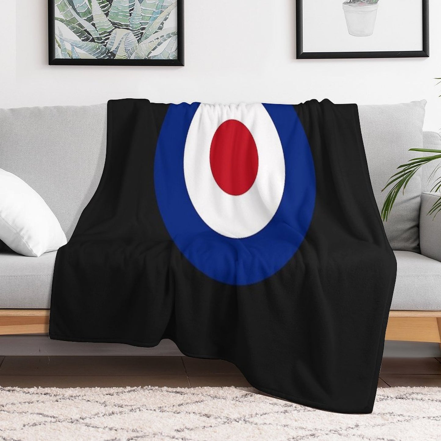 Mod Roundel Classic T Shirt All-season Throw Blanket