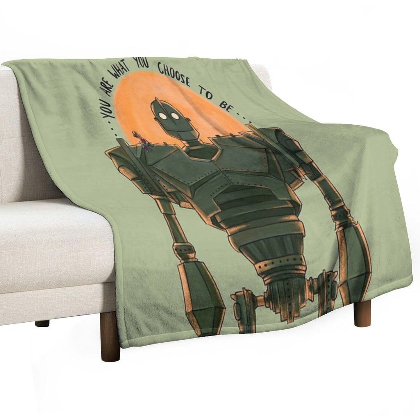 You Are What You Choose To Be Machine-washable Throw Blanket