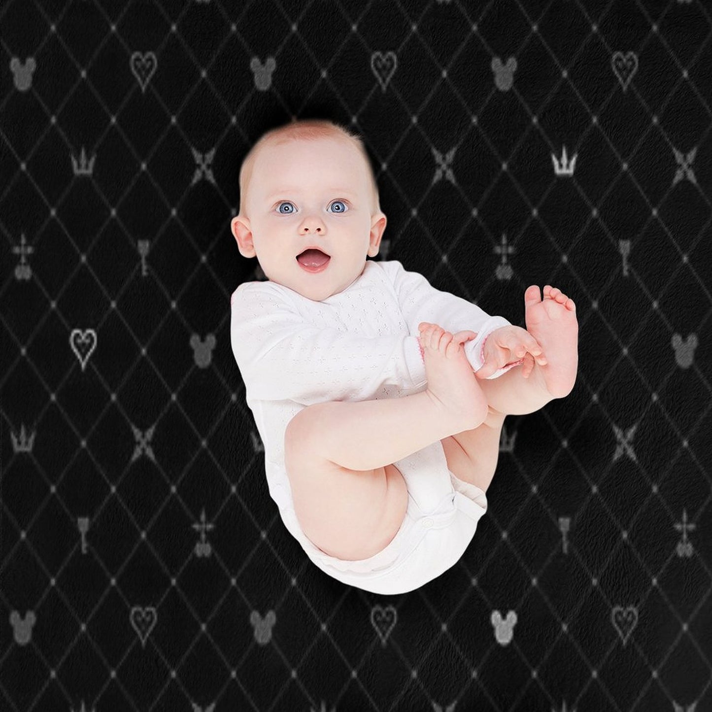 Kingdom Hearts Pattern2 Anti-pilling Throw Blanket