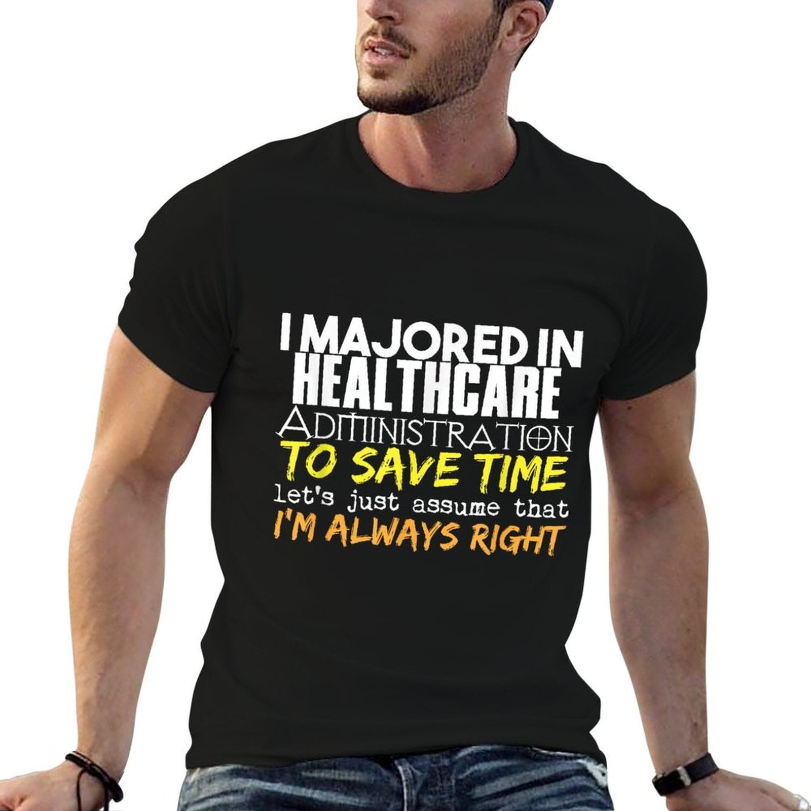 Healthcare Administration Major for Back to School G  Durable T-Shirt