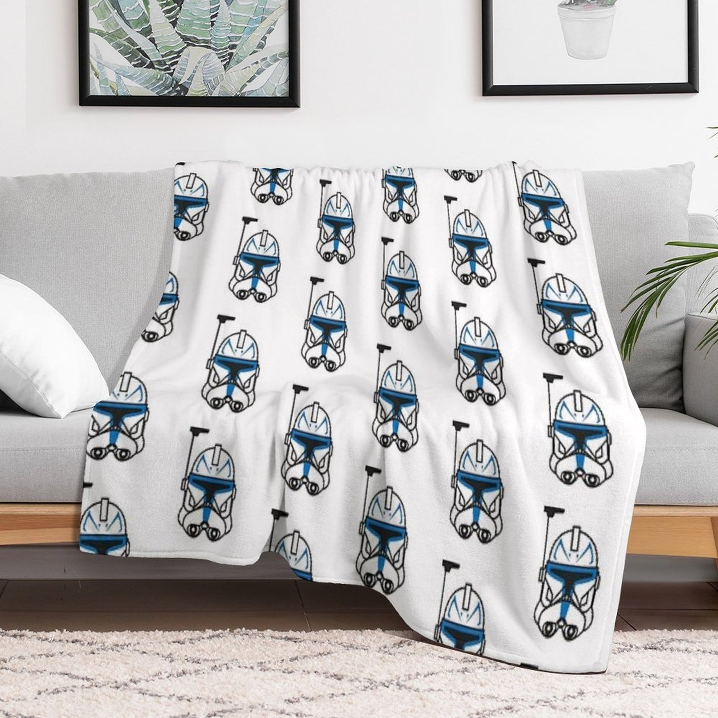 Clone Trooper Rex - 501st Legion Phase 2 Machine-washable Throw Blanket