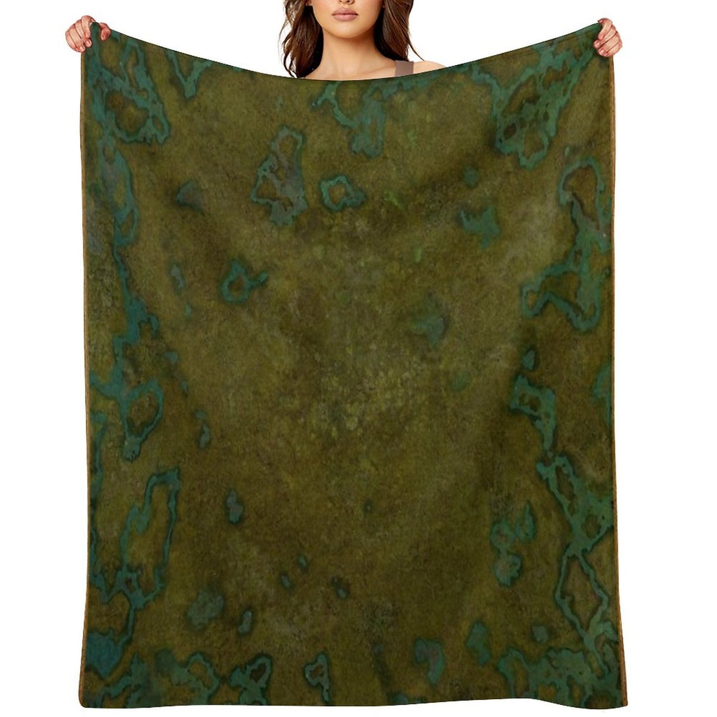 Highland Swamp 001 Battle Map for Tabletop Gaming Miniatures RPG Quick-dry Throw Blanket