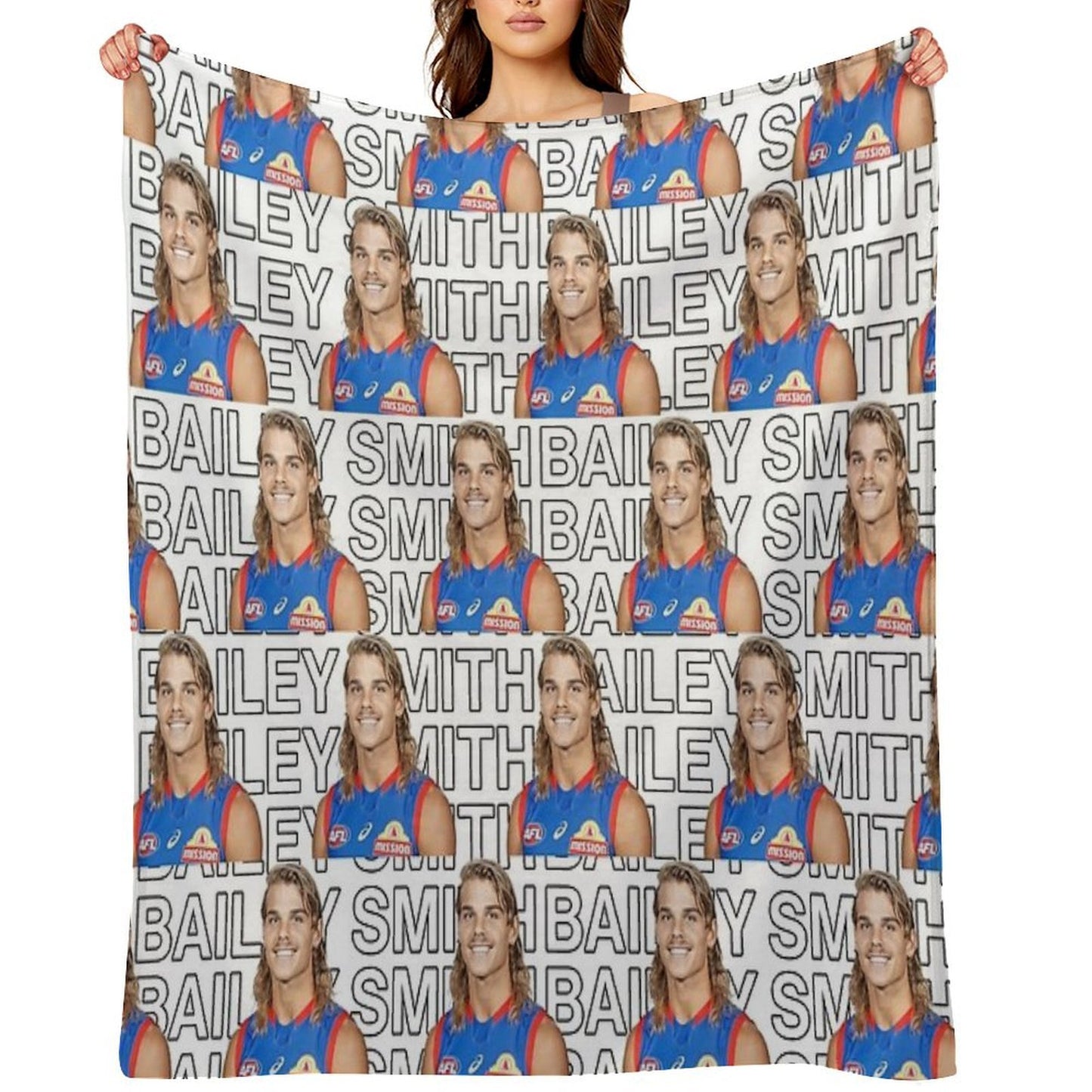 Bailey Smith Easy Care Throw Blanket