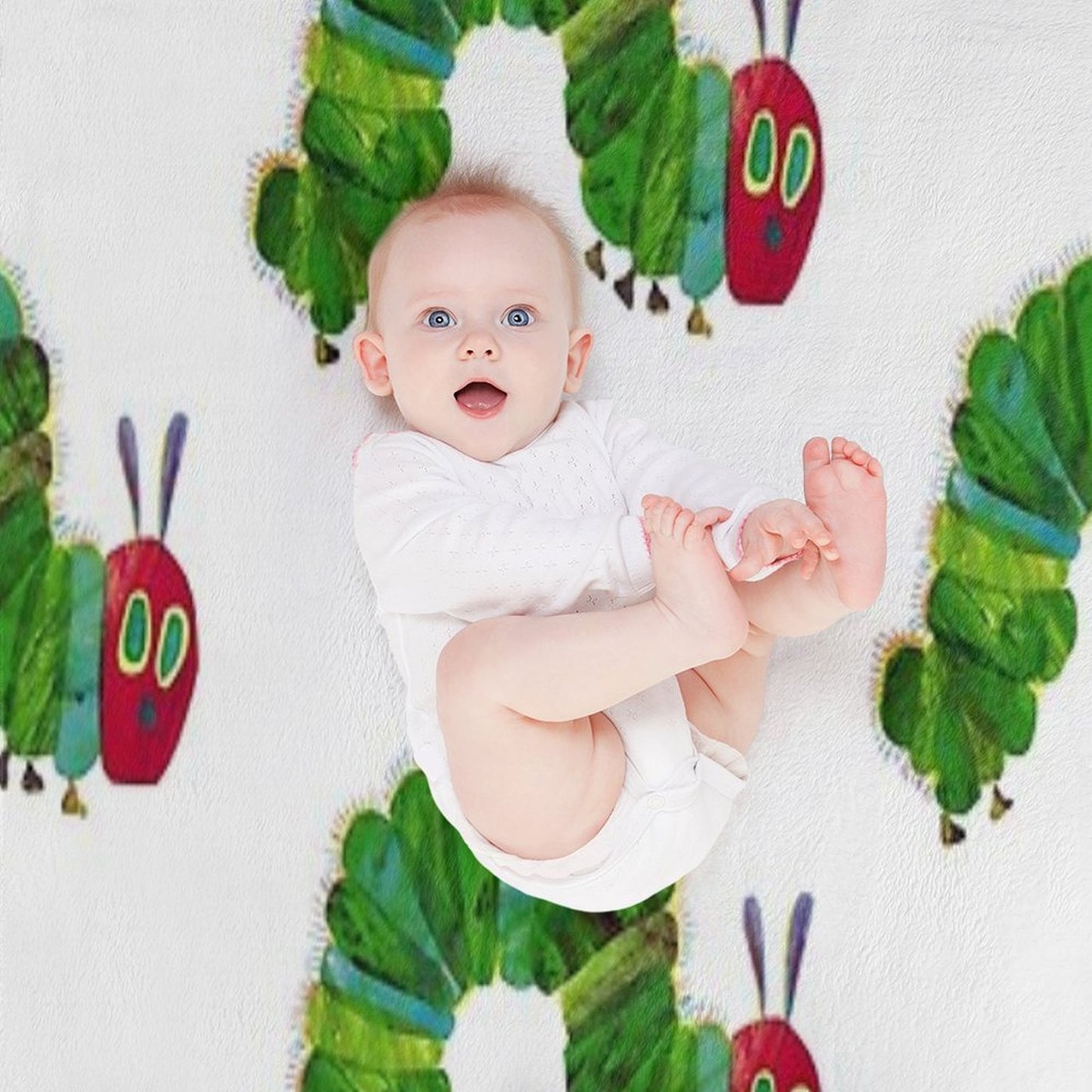 The Very Hungry Caterpillar Machine-washable Throw Blanket