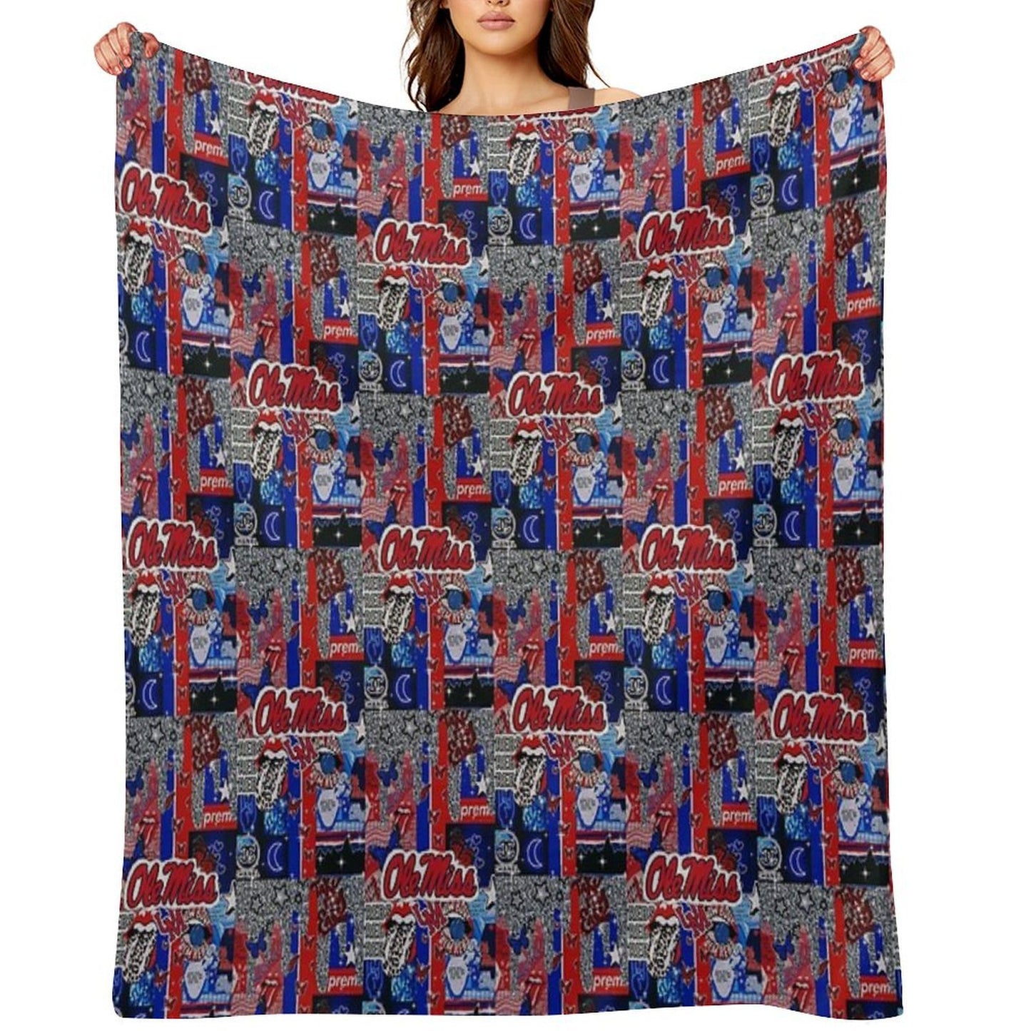Wallaper Anti-pilling Throw Blanket