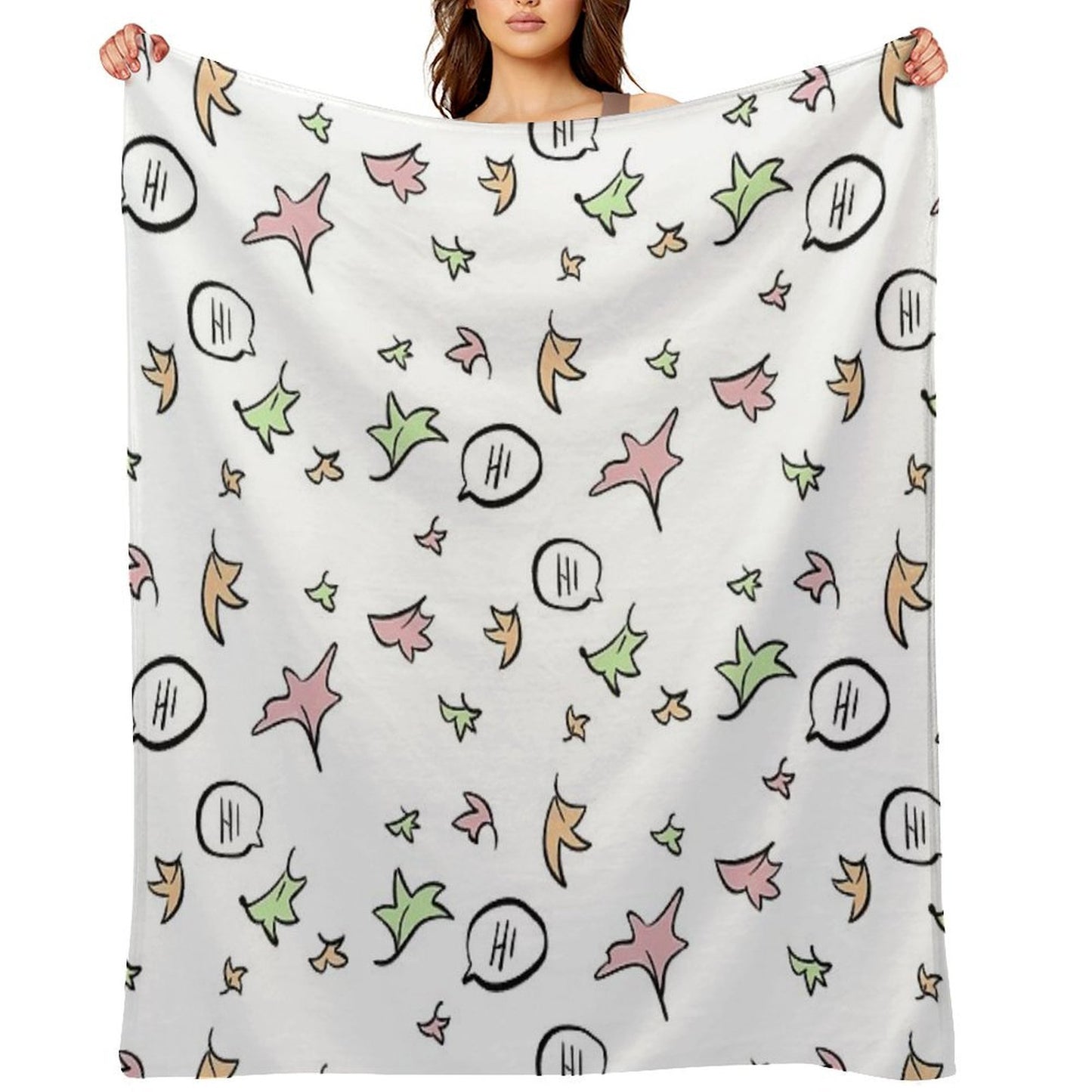 Heartstopper Netflix Nick Charlie Plush Throw Blanket
