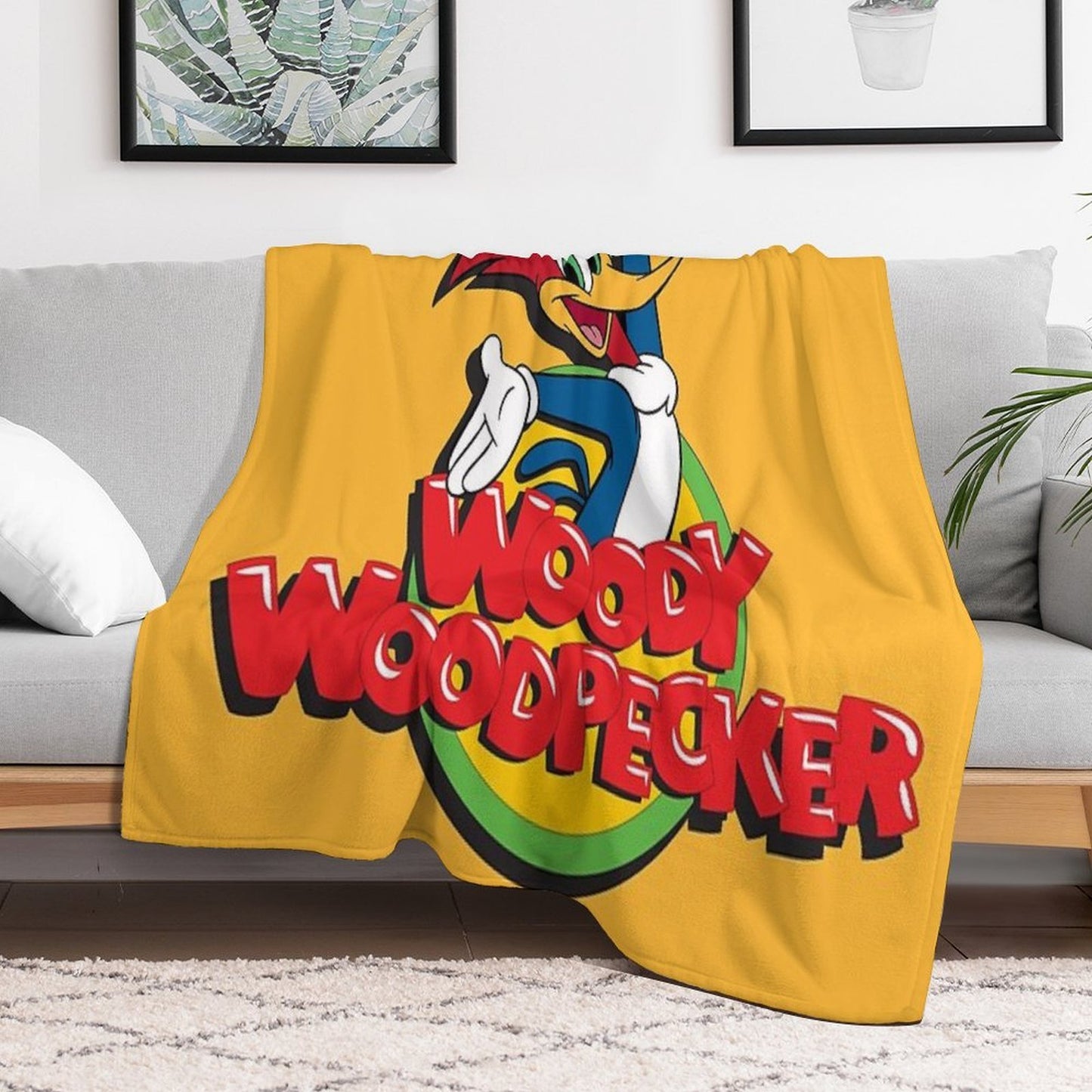 Woody Woodpecker Machine-washable Throw Blanket