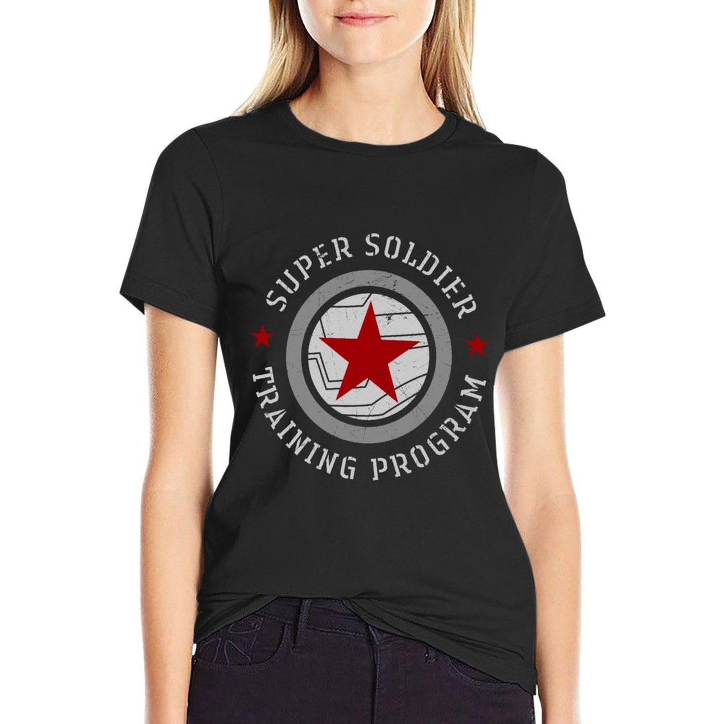 Marvel Winter Soldier Super Soldier Training Program Durable T-Shirt