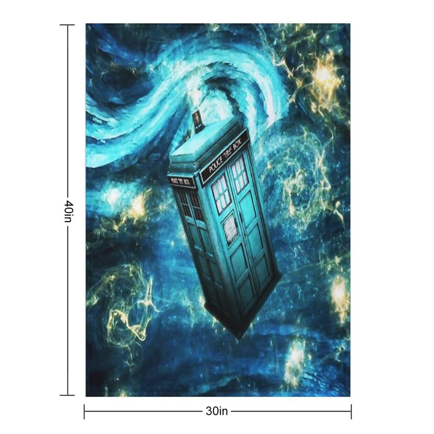 The Starry Night Sustainable Throw Blanket