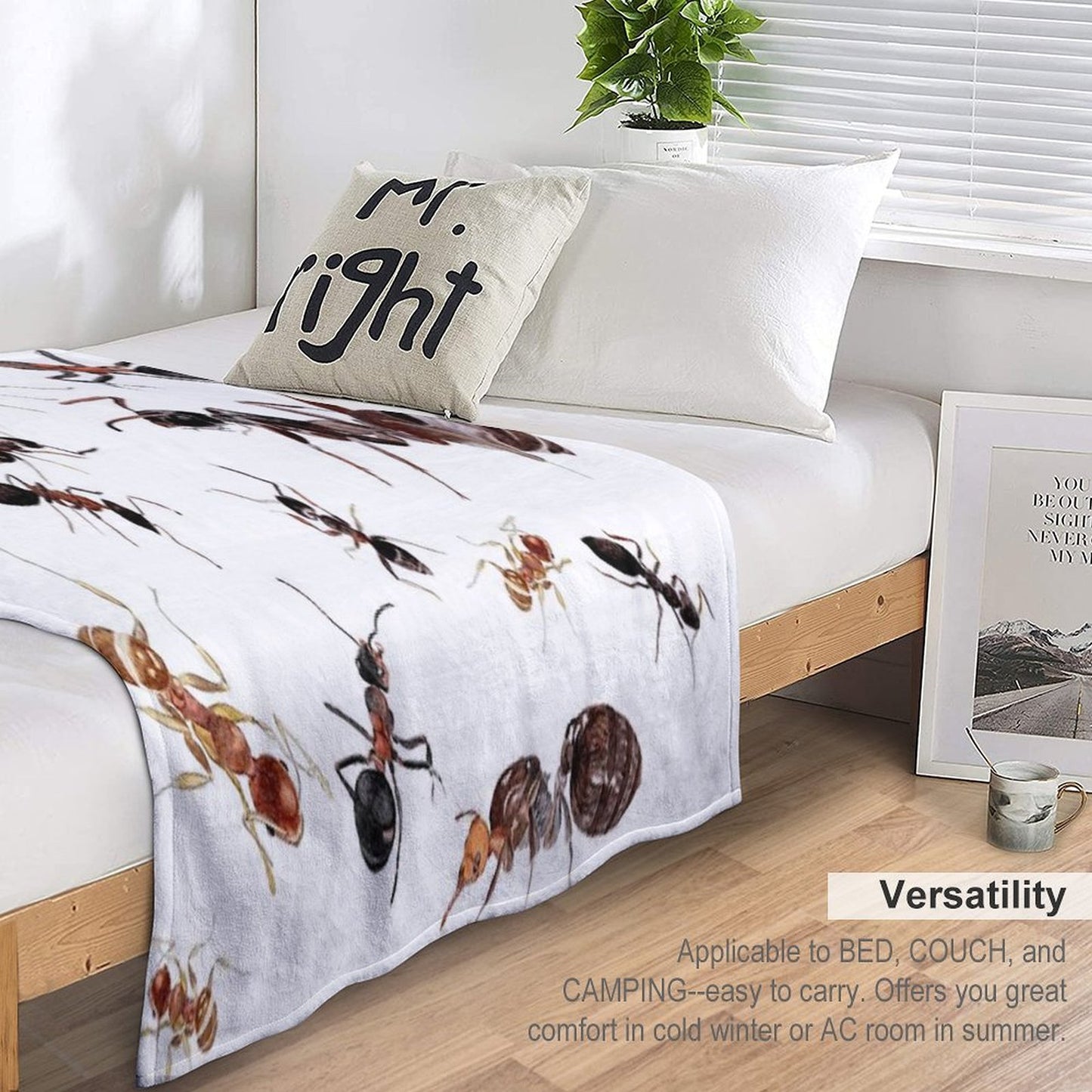 A Medley of Ants Anti-pilling Throw Blanket