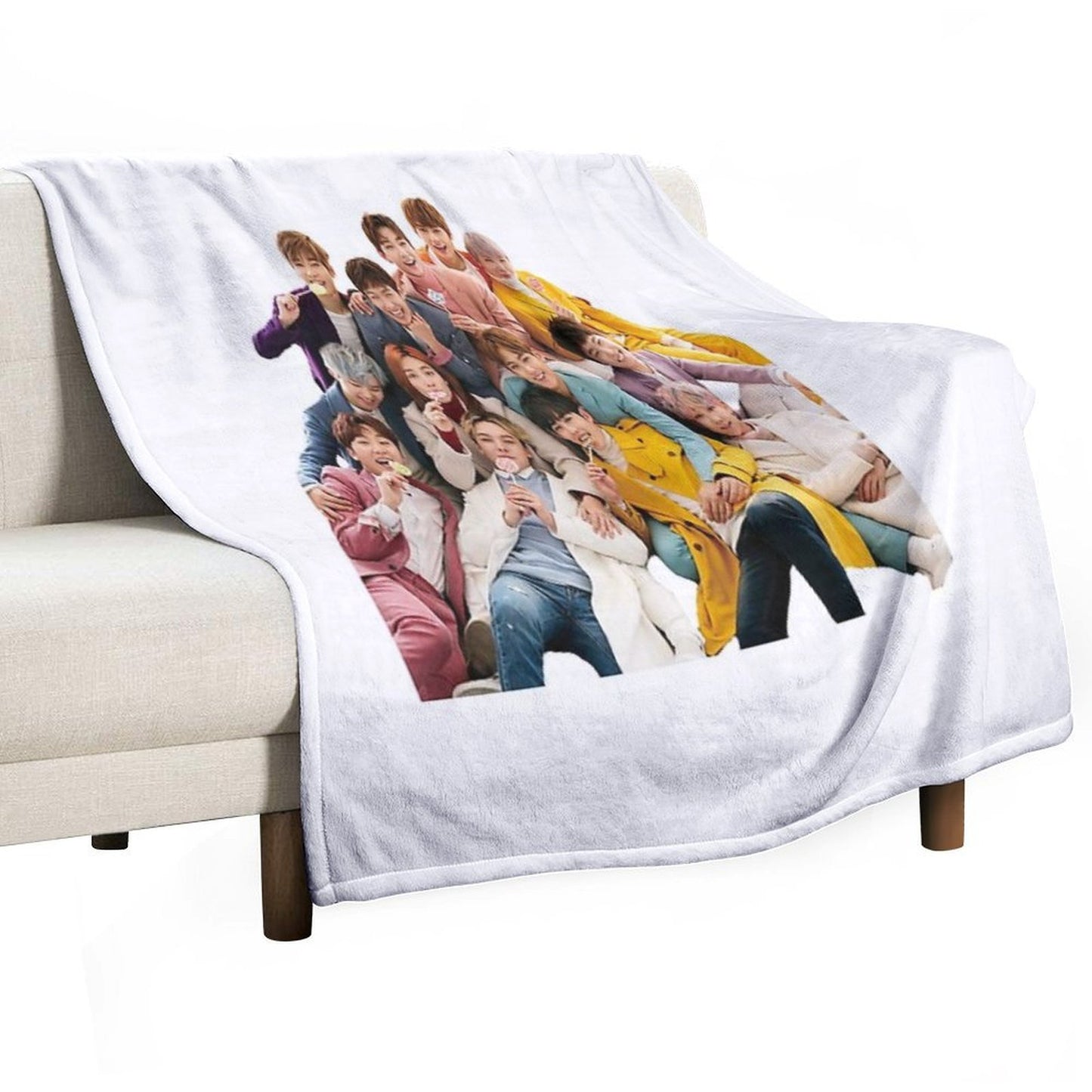 Seventeen Kpop Shrink-resistant Throw Blanket