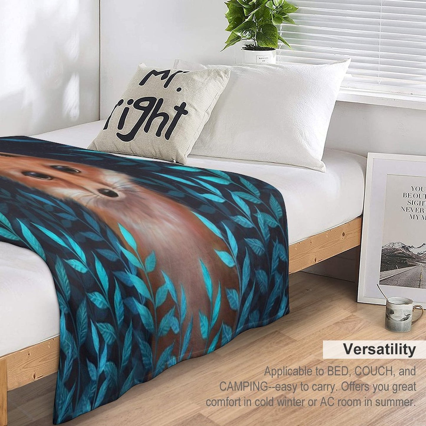Fox Versatility Throw Blanket