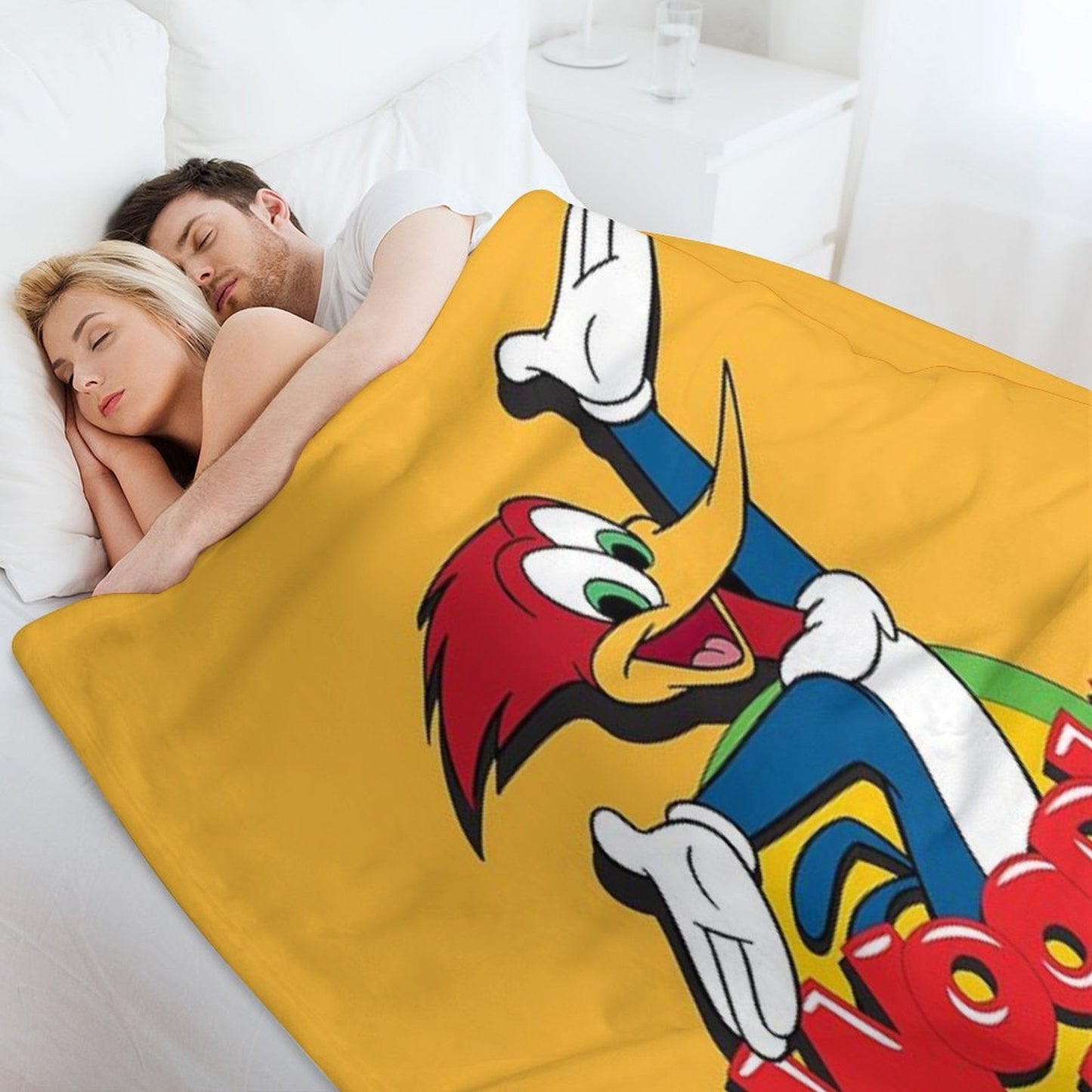 Woody Woodpecker Machine-washable Throw Blanket