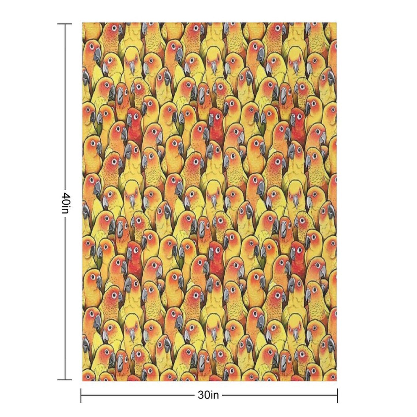 Sun Conures Multi-functional Throw Blanket