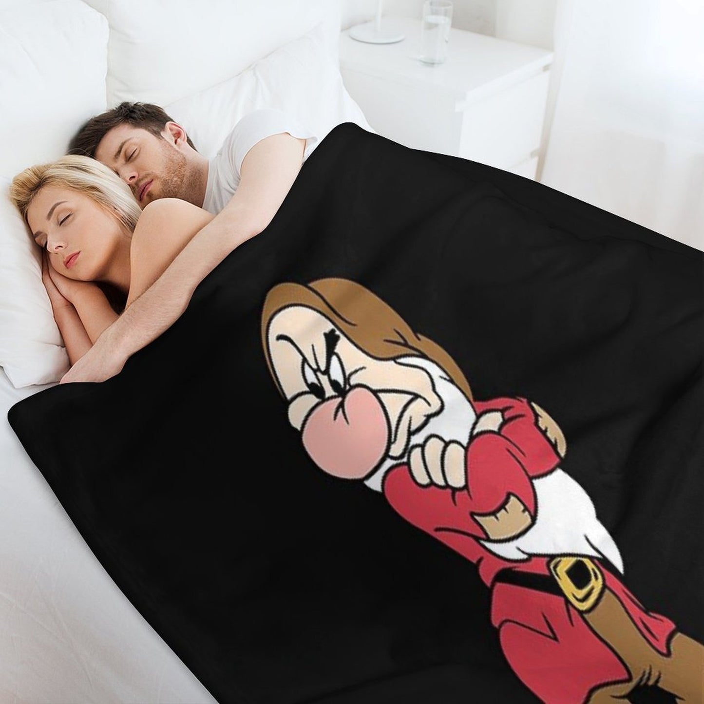 GRUMPY SNOW WHITE AND THE SEVEN DWARFS Premium Throw Blanket