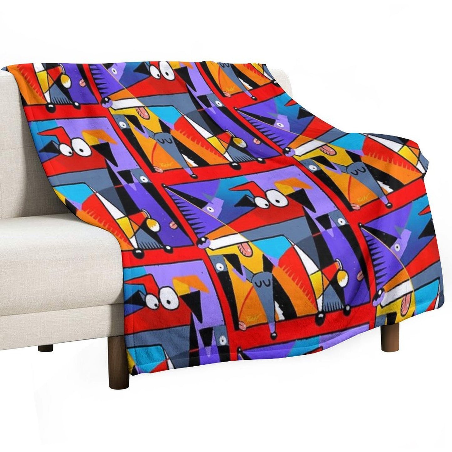 Derpism Travel-friendly Throw Blanket