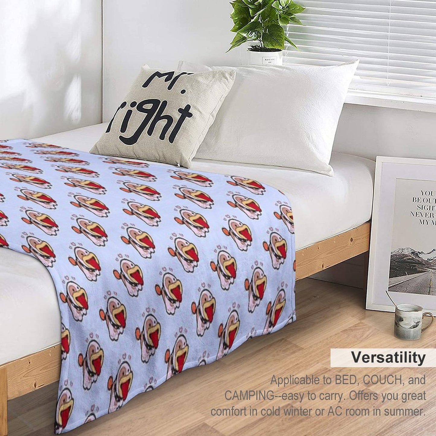 Poochy Sustainable Throw Blanket