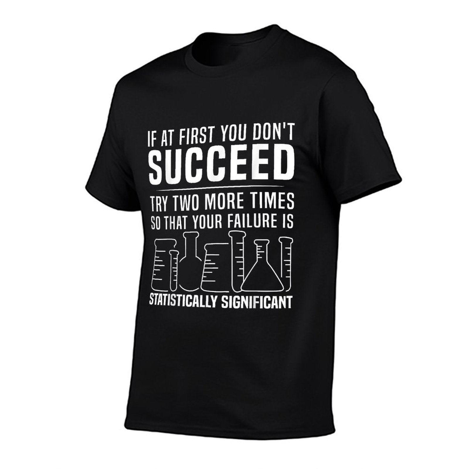 Funny Statistics Science Pun Gift For Men Women Chemistry  Oversized Silhouette T-Shirt