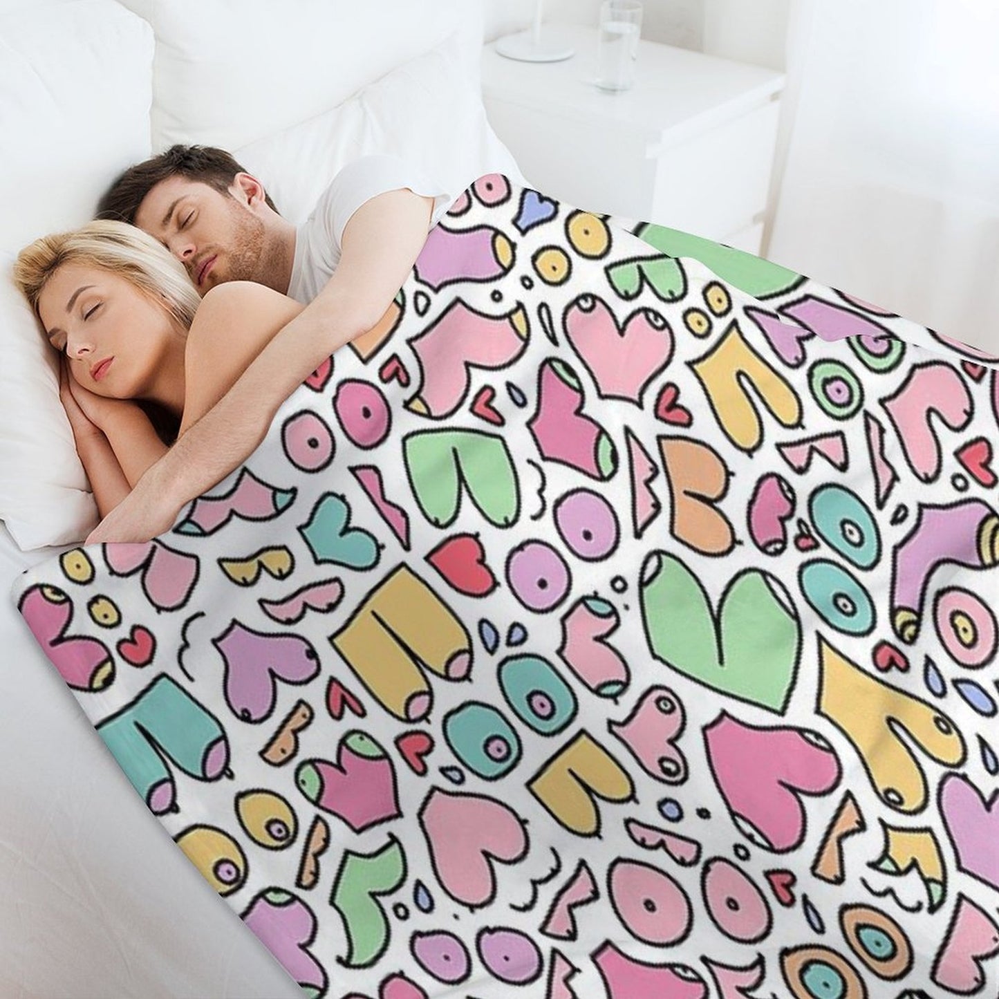 Fun Boobies Versatility Throw Blanket