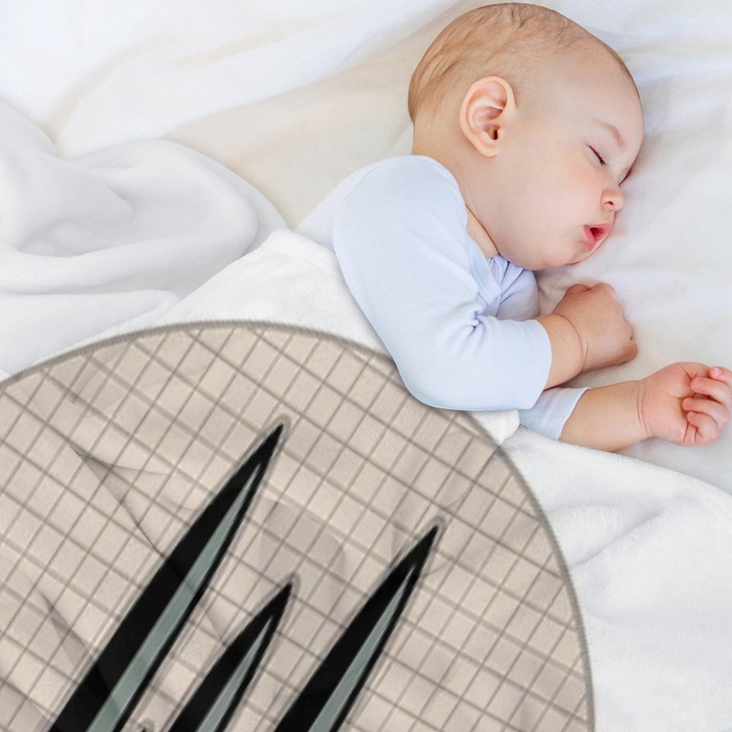 Yorha with Lunar Tears Shrink-resistant Throw Blanket