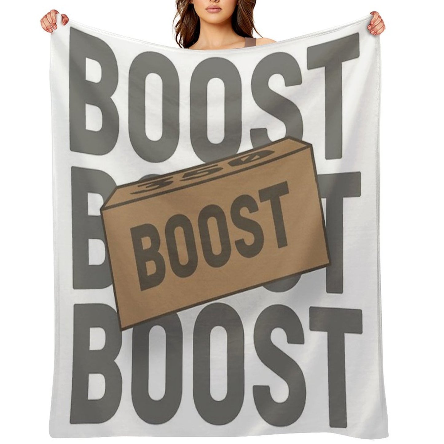 Yeezy Boost Box Easy Care Throw Blanket