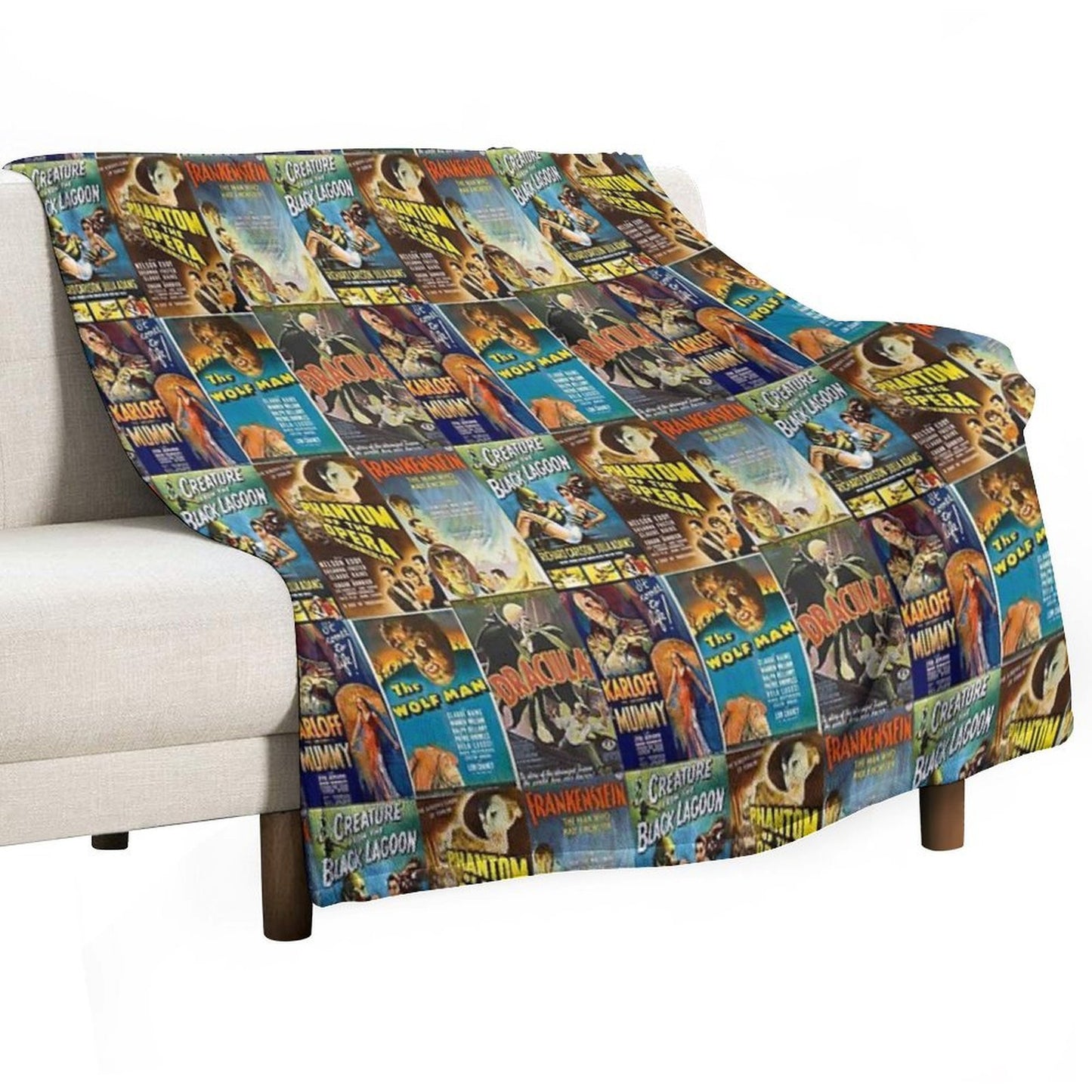 Universal Monsters Compact Throw Blanket