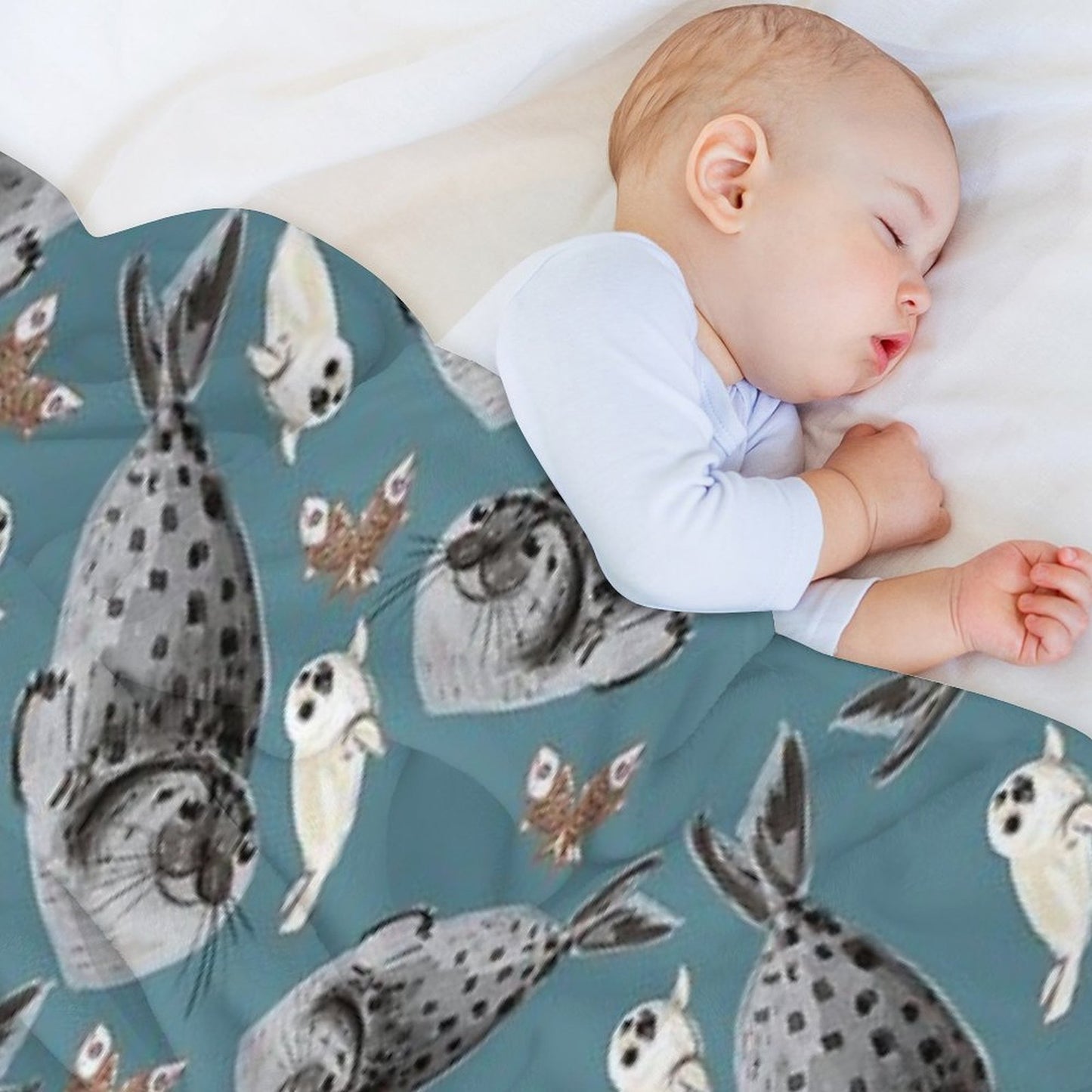 Common Seal Eco-conscious Throw Blanket