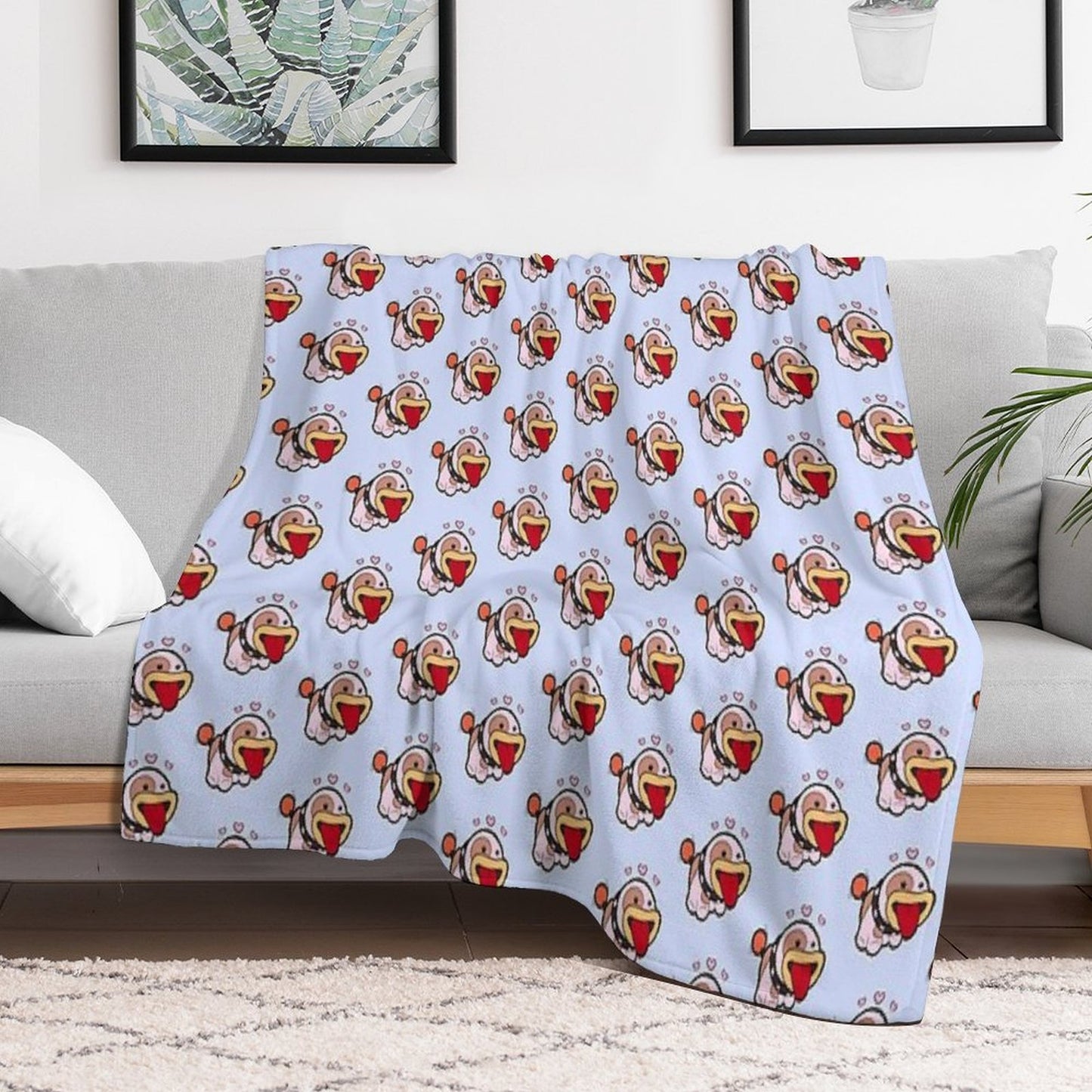 Poochy Sustainable Throw Blanket