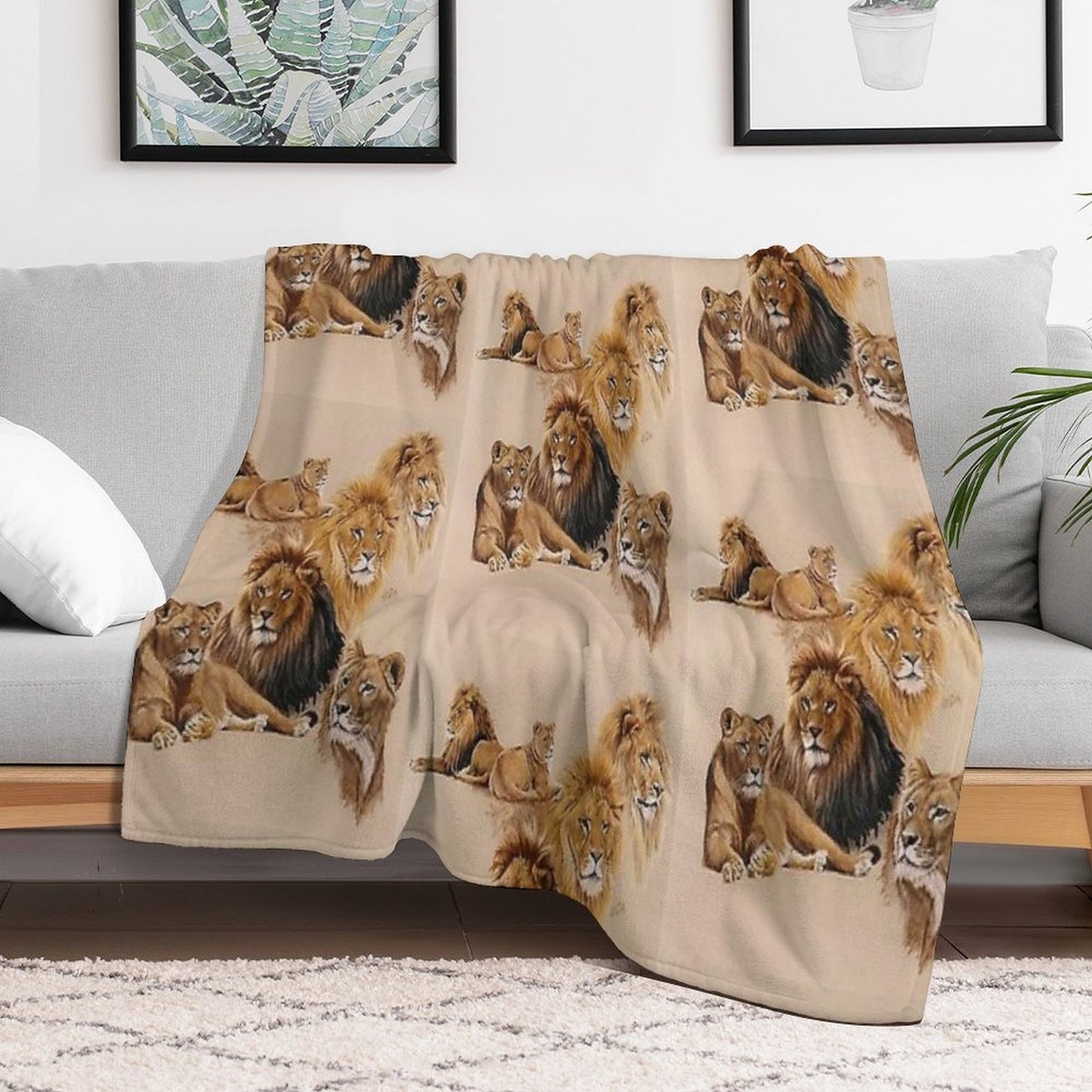 Golden Days Shrink-resistant Throw Blanket