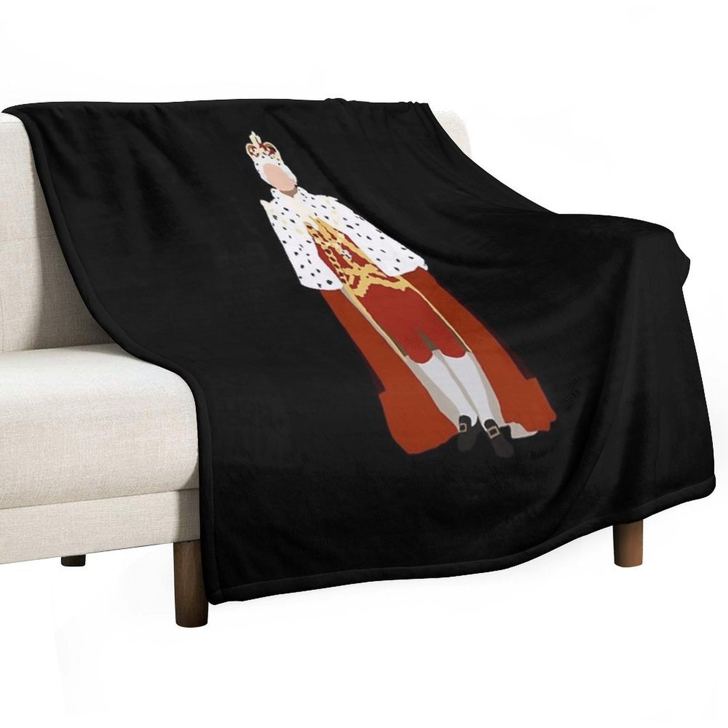 King George Compact Throw Blanket