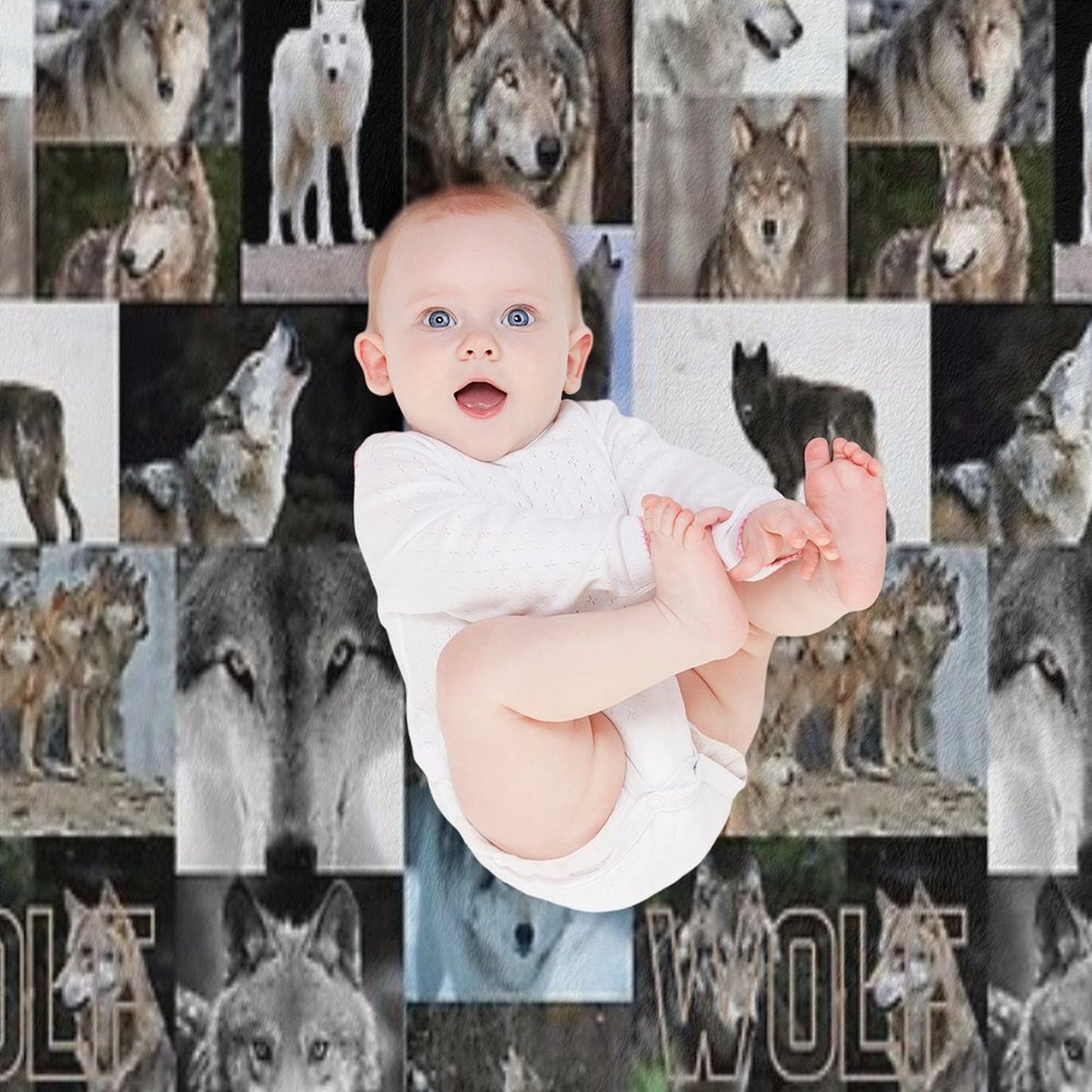 Worrisome Wolves Velvety-soft Throw Blanket