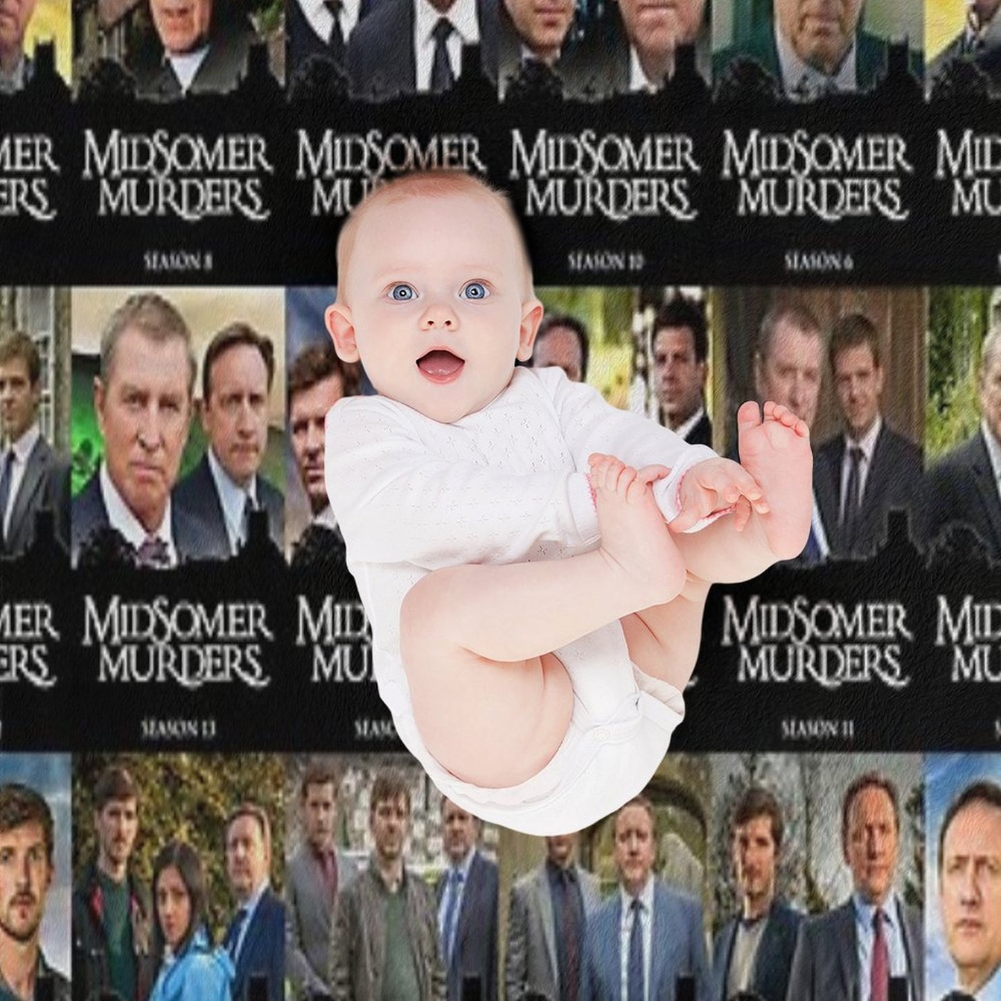 20 Seasons in Midsomer - Pattern Comfort Throw Blanket