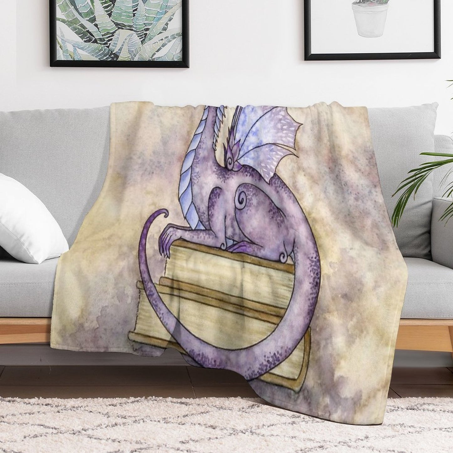 Story Time Travel-friendly Throw Blanket
