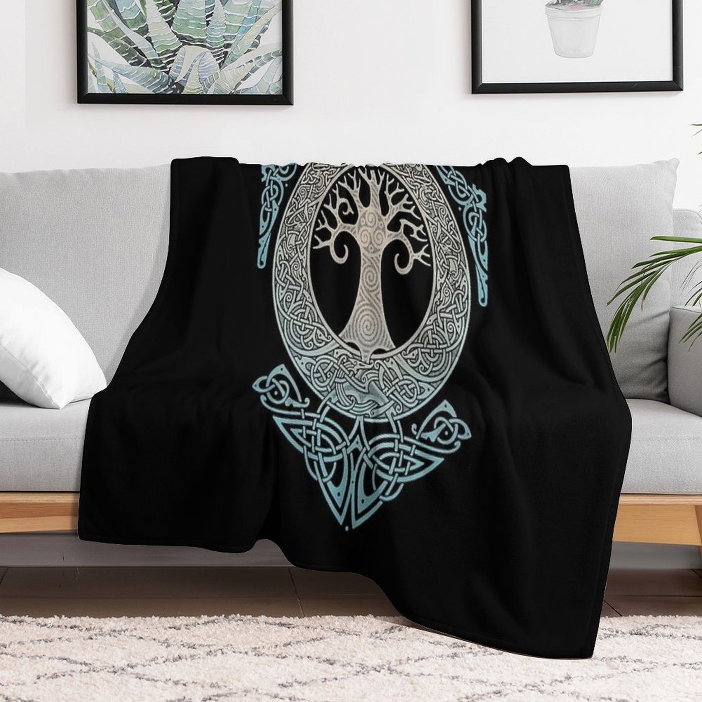 YGGDRASIL.TREE OF LIFE. Durable Throw Blanket
