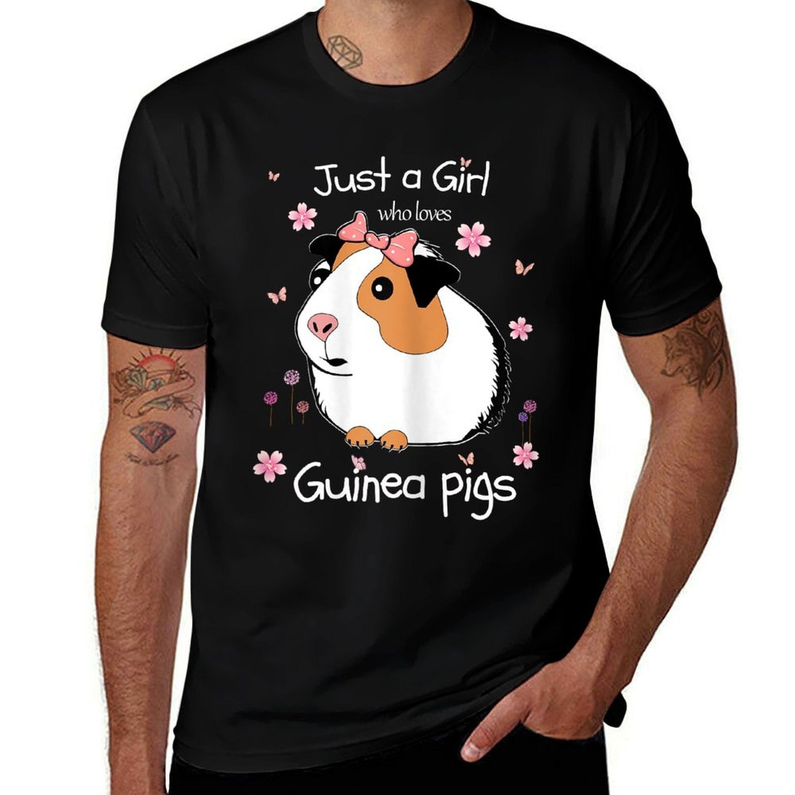 Just A Girl Who Loves Guinea Pigs - Cute Pets Lover Gift  Durable T-Shirt