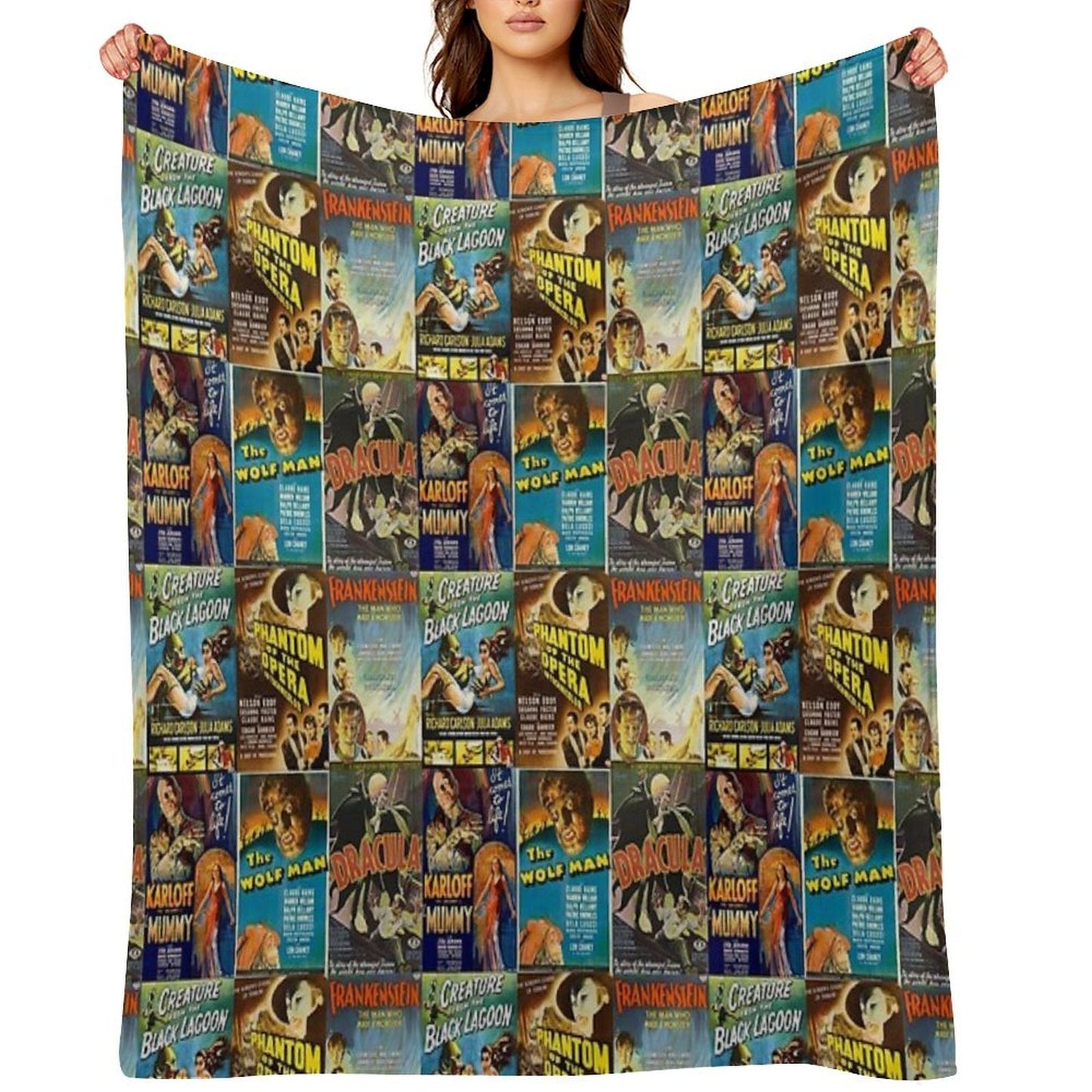 Universal Monsters Compact Throw Blanket