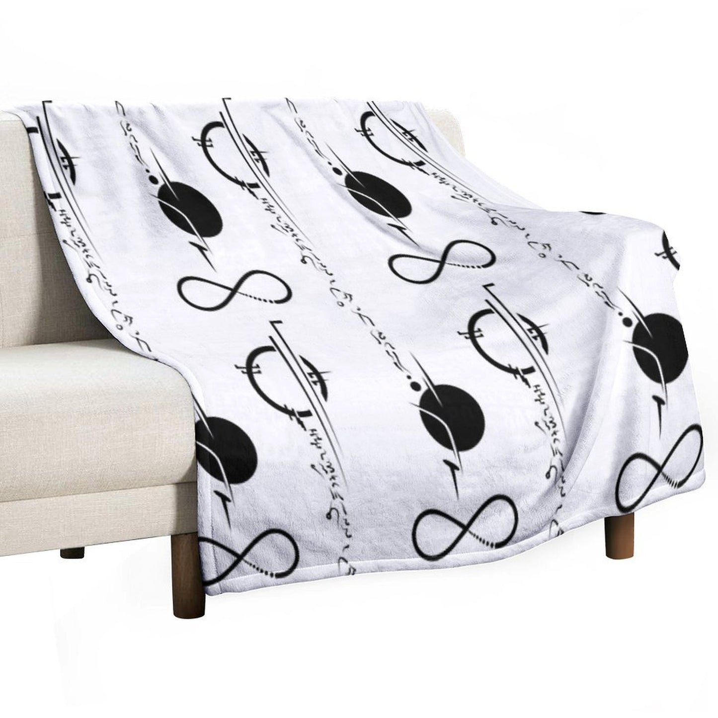 Commander Tattoo Easy Care Throw Blanket