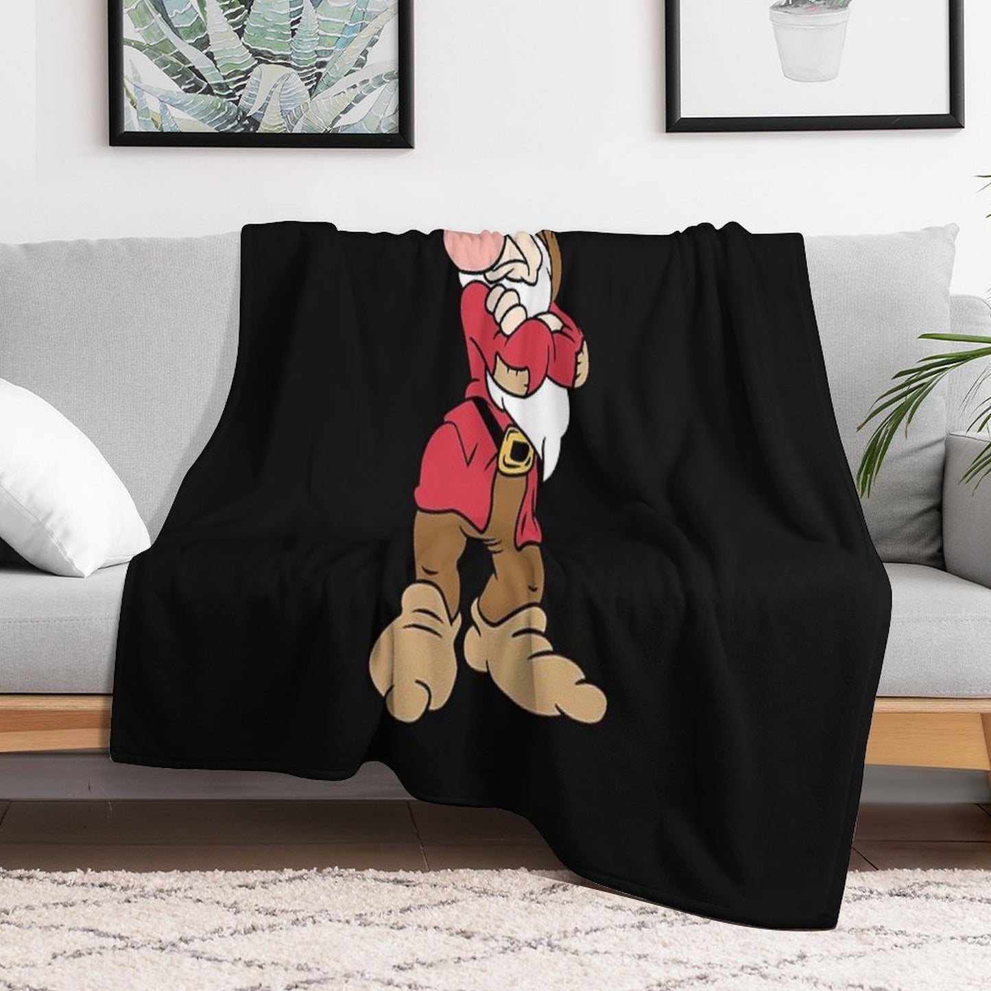 GRUMPY SNOW WHITE AND THE SEVEN DWARFS Premium Throw Blanket