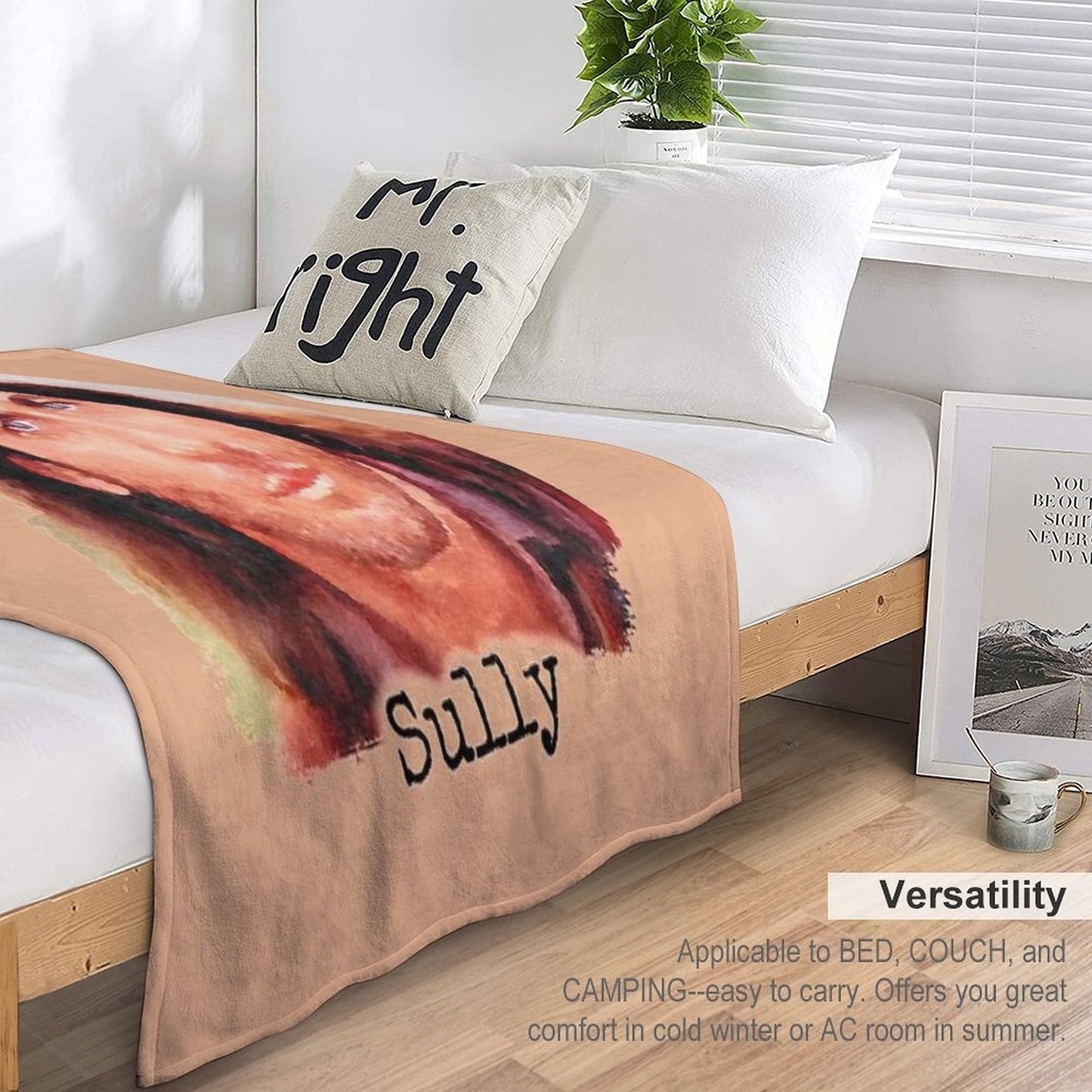 Sully, Dr. Quinn, Medicine Woman Eco-conscious Throw Blanket