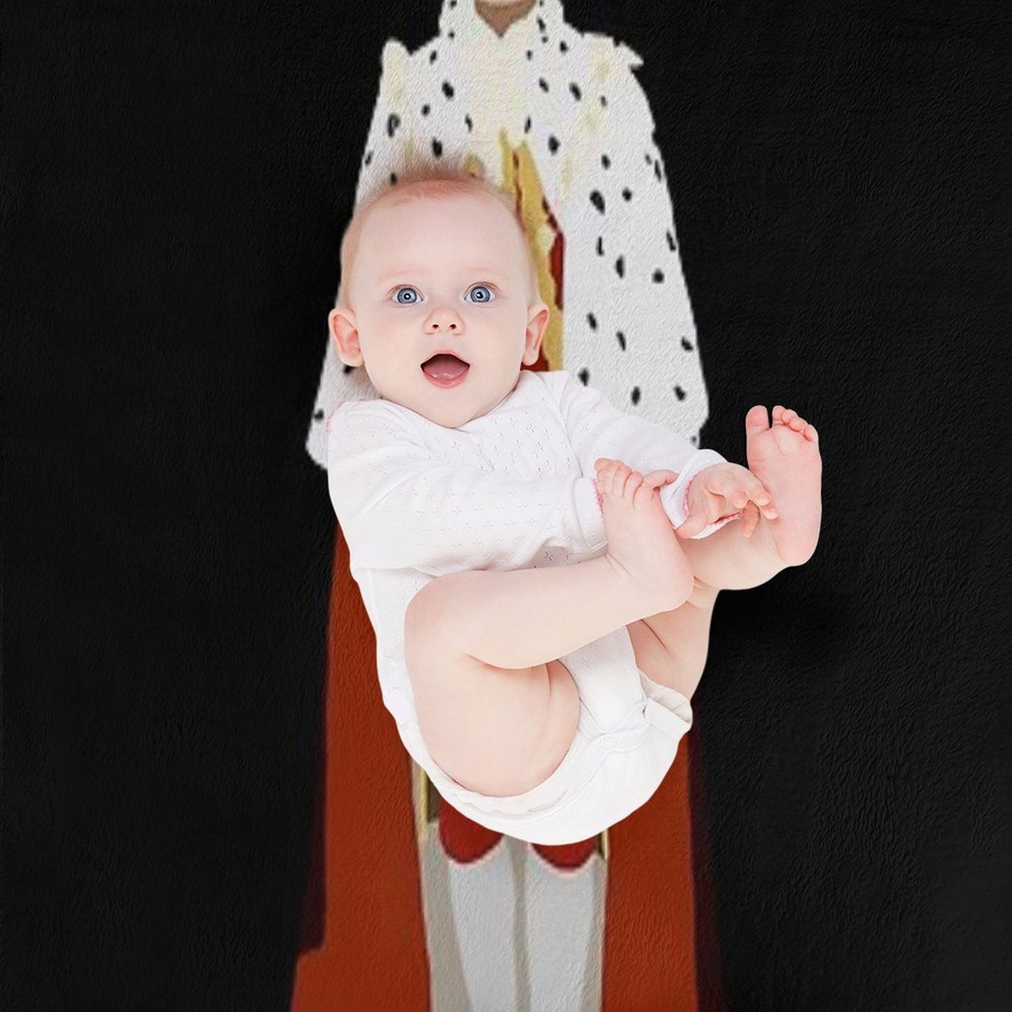 King George Compact Throw Blanket