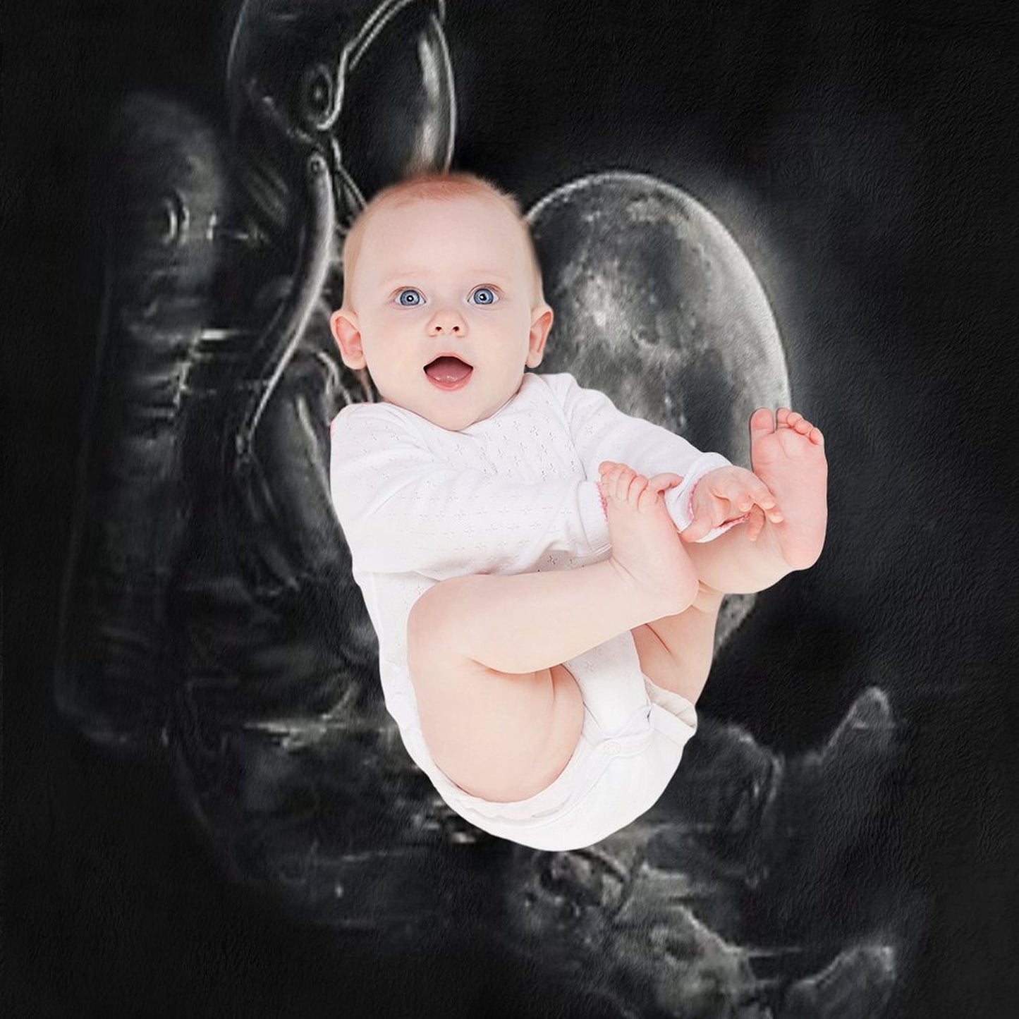 Moon Play Gift-ready Throw Blanket