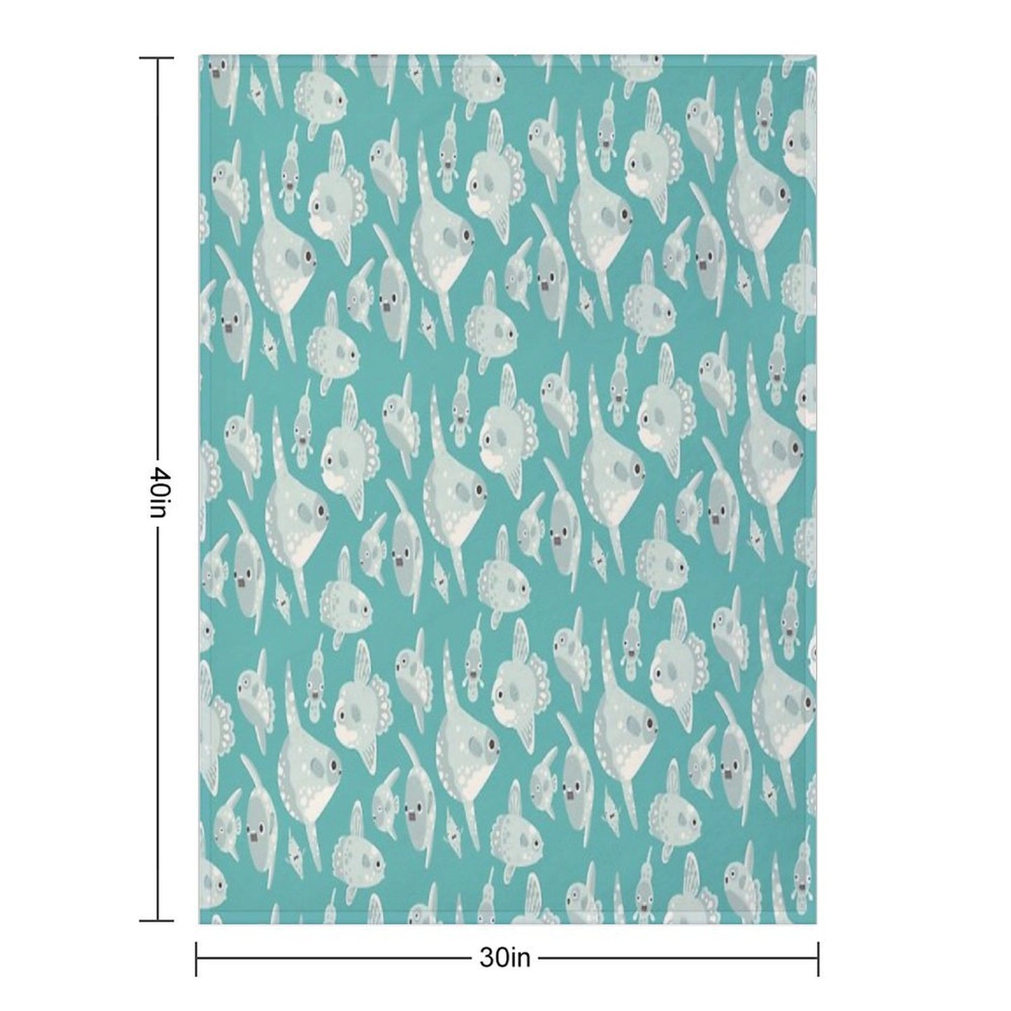 Mola Mola Quick-dry Throw Blanket
