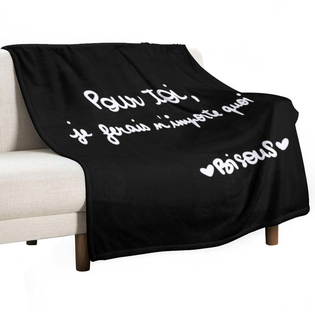 For You I Would Do Anything Kisses Comfort Throw Blanket