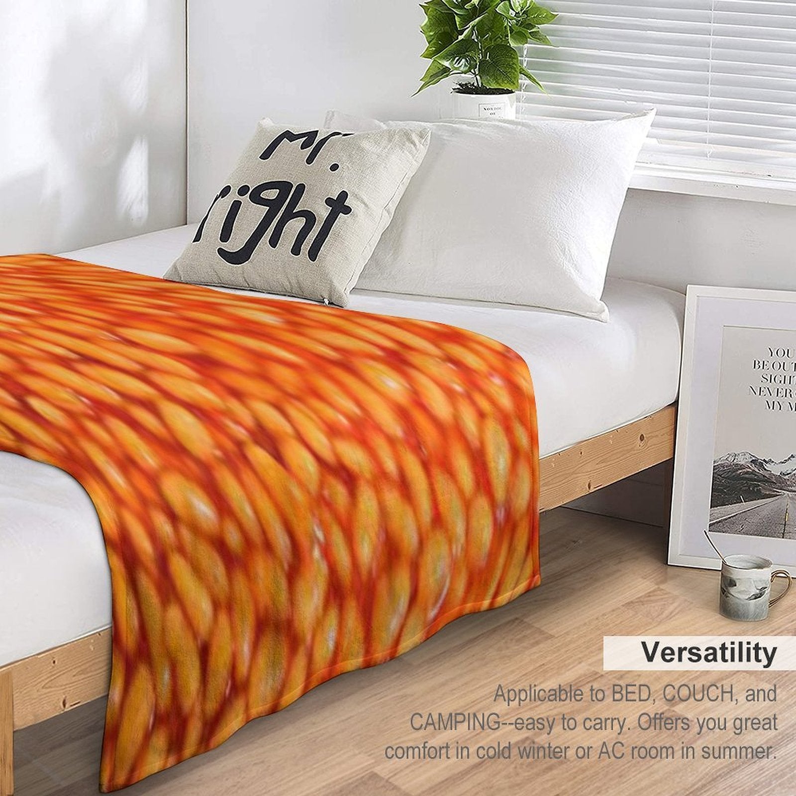 Baked Beans Machine-washable Throw Blanket