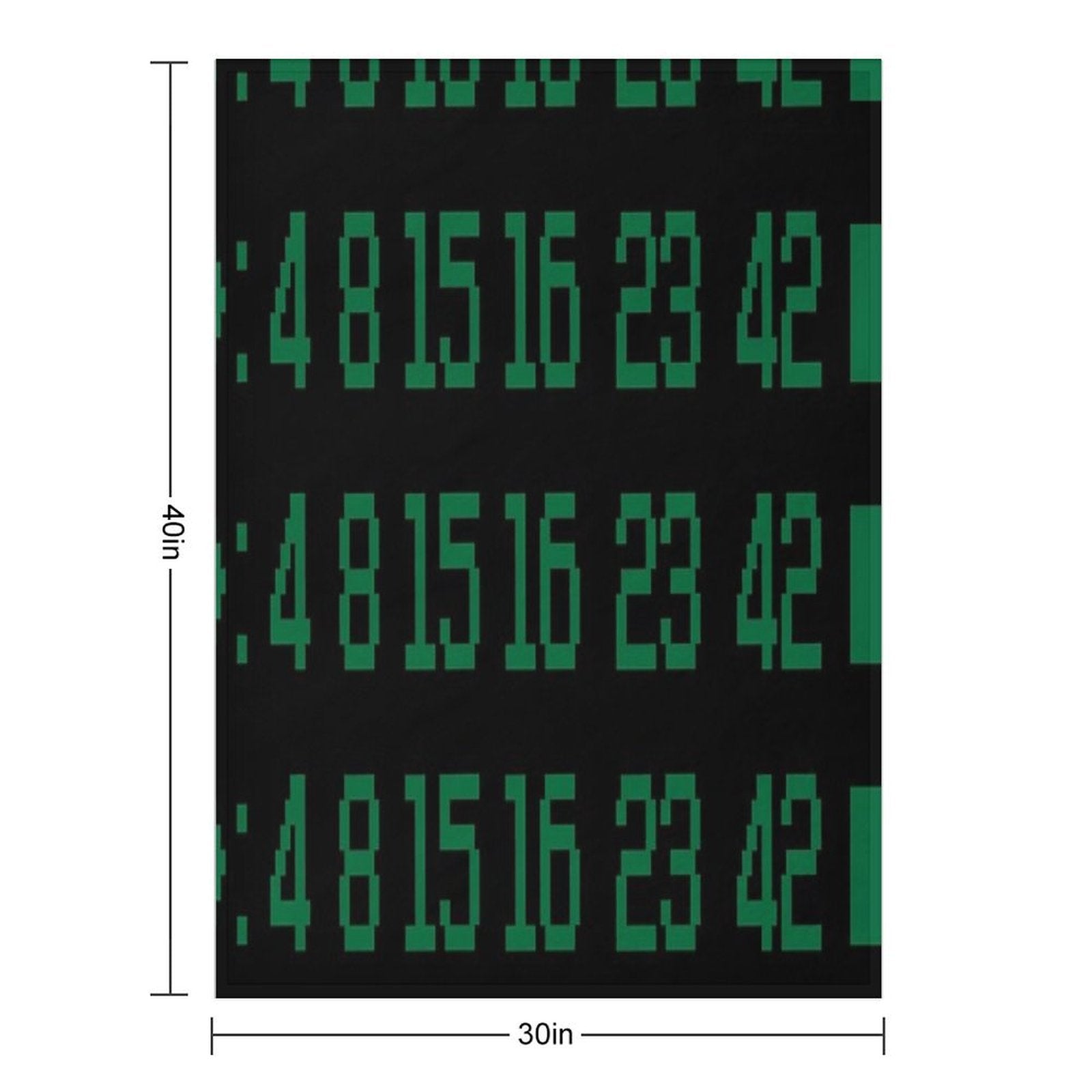 The Numbers Versatility Throw Blanket