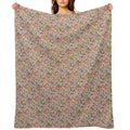 Copy of Lots of Colors And Funny Things Easy Care Throw Blanket