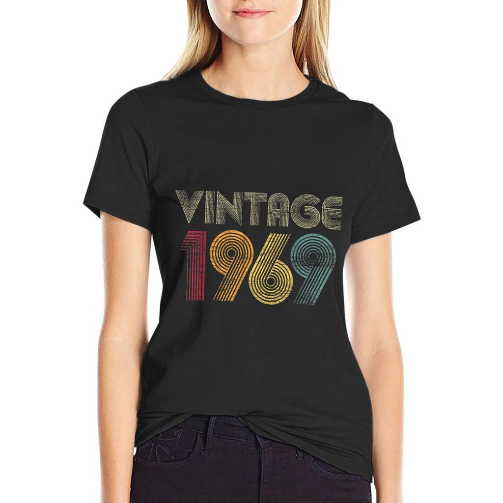 53rd Birthday Gifts Year Old - Vintage 1969  Easy-care T-Shirt