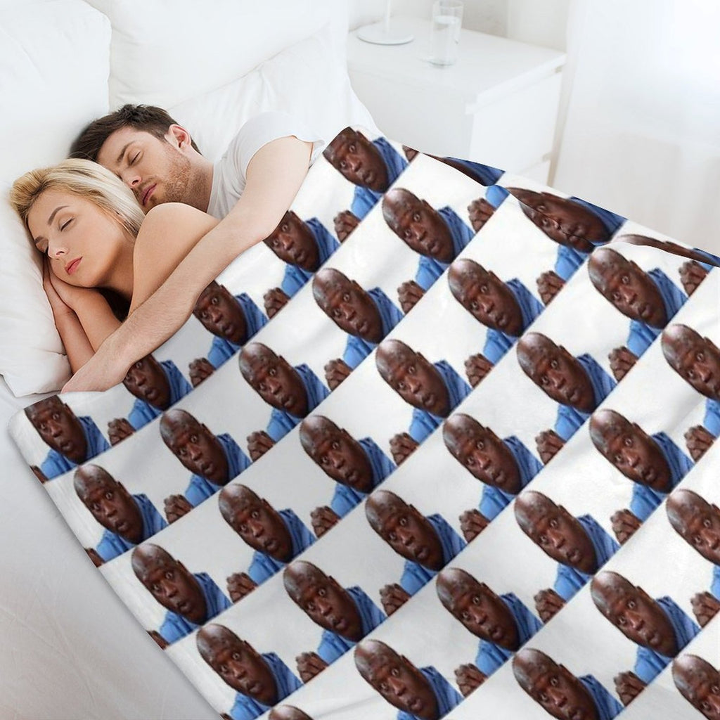 Surprised Shaq Hd Multi-functional Throw Blanket