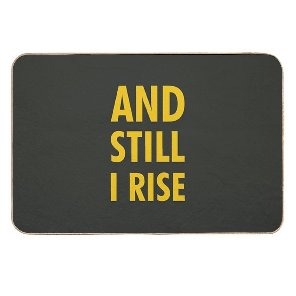And Still I Rise  Easy Maintenance Bath Mat
