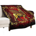 Assyrian LAMASSU ( WInged Bull) Anti-pilling Throw Blanket